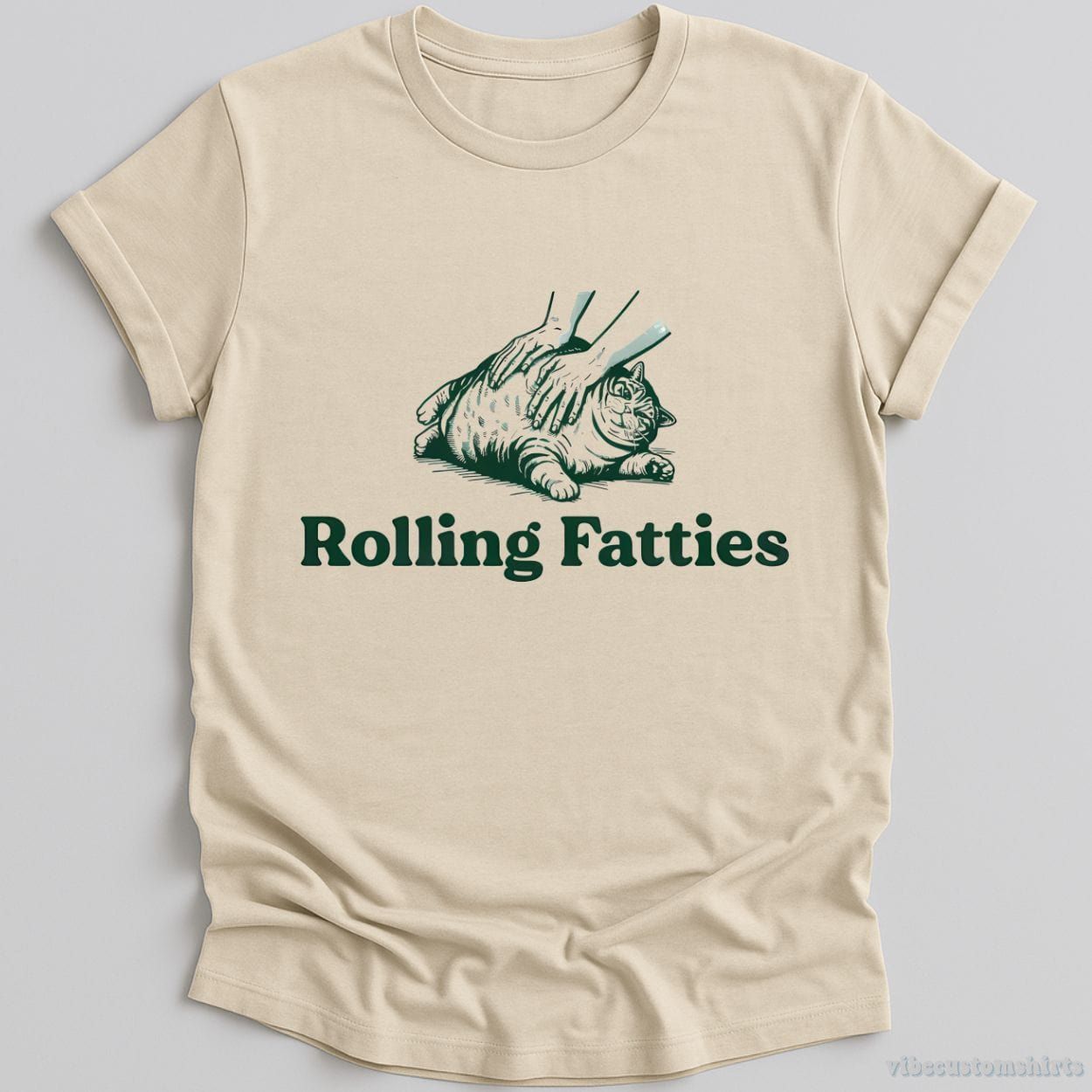 Funny Rolling Fatties Graphic T-Shirt product image 1