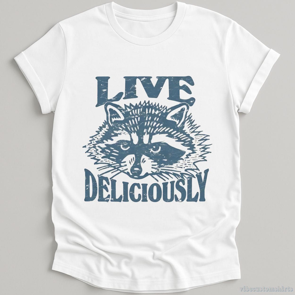 Live Deliciously Gothic Raccoon Shirt product image 2