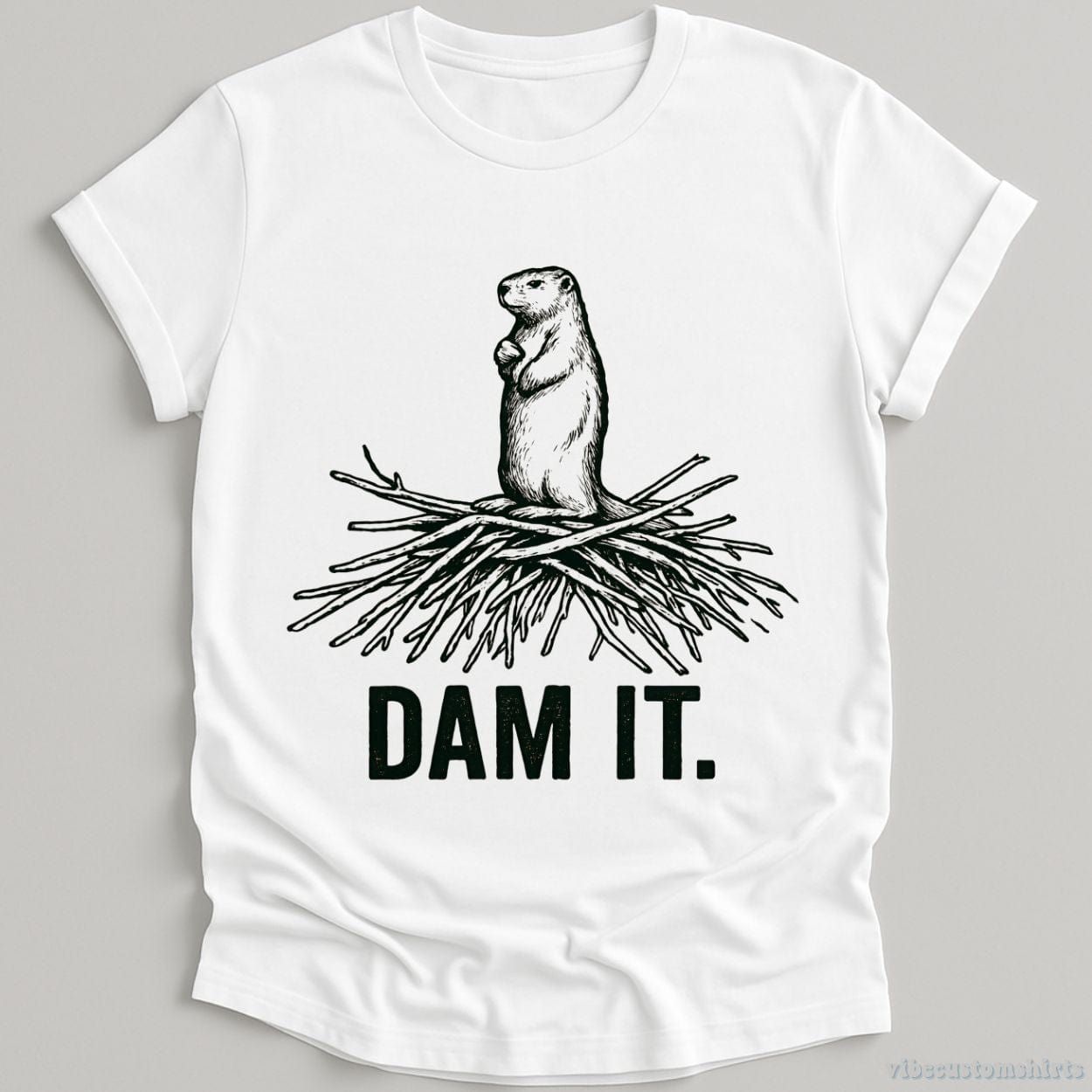 Dam it Funny Beaver Shirt product image 2