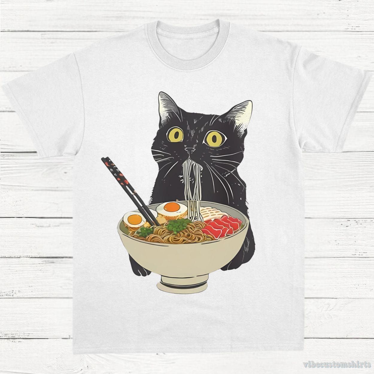 Noodle Cat, Ramen Cat Shirt product image 2