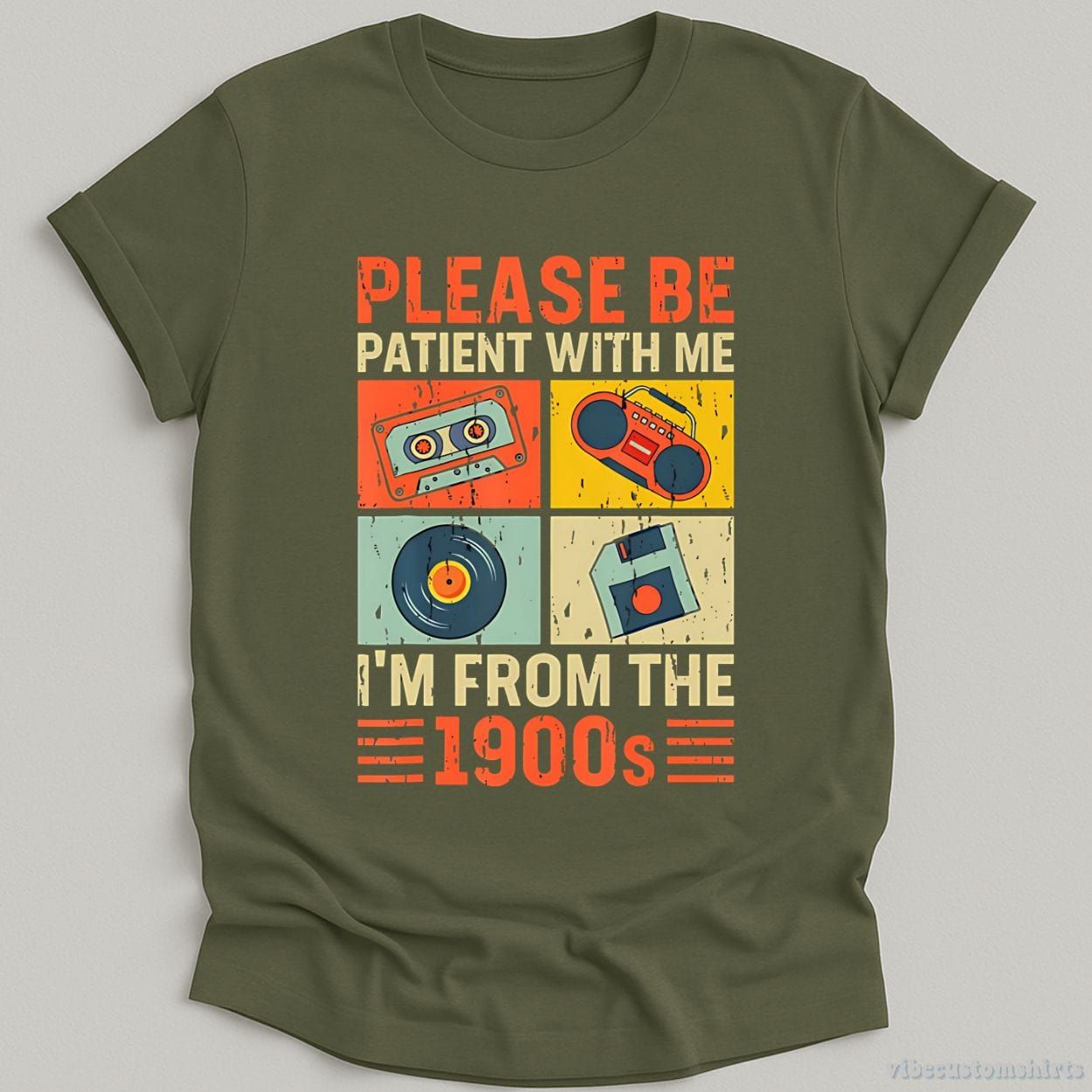Please Be Patient With Me I'm From The 1900s Retro Shirt product image 4
