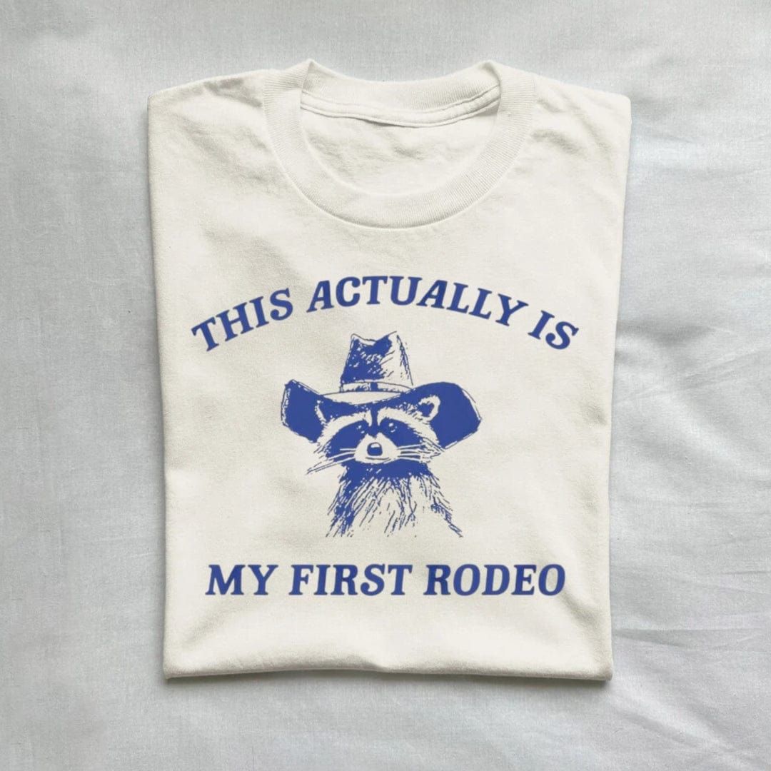 This Actually Is My First Rodeo Raccoon Shirt product image 1