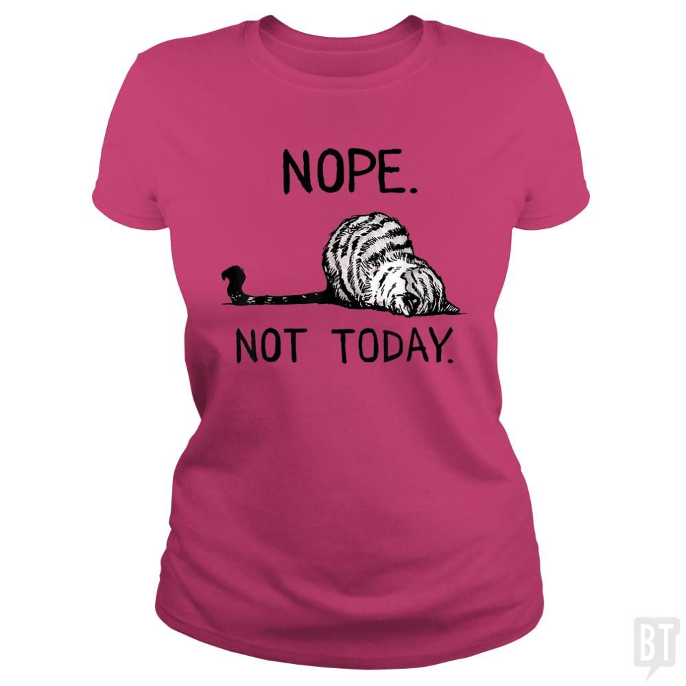 Nope Not Today Cat - tshirt product image 28