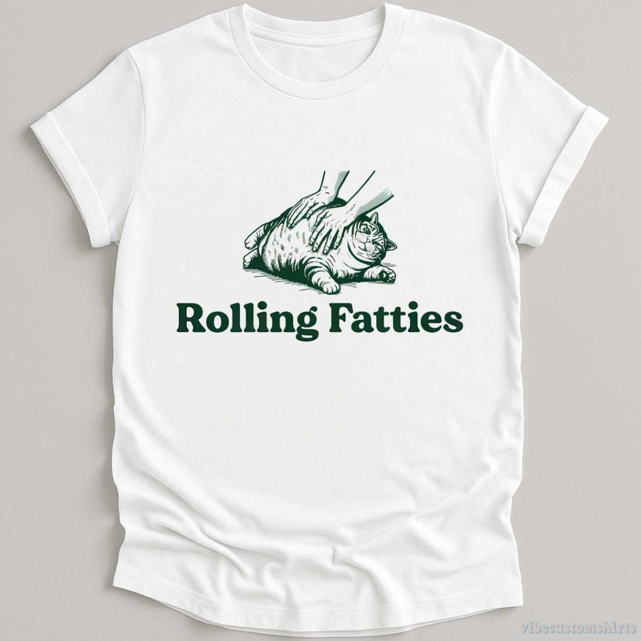 Funny Rolling Fatties Graphic T-Shirt product image 3