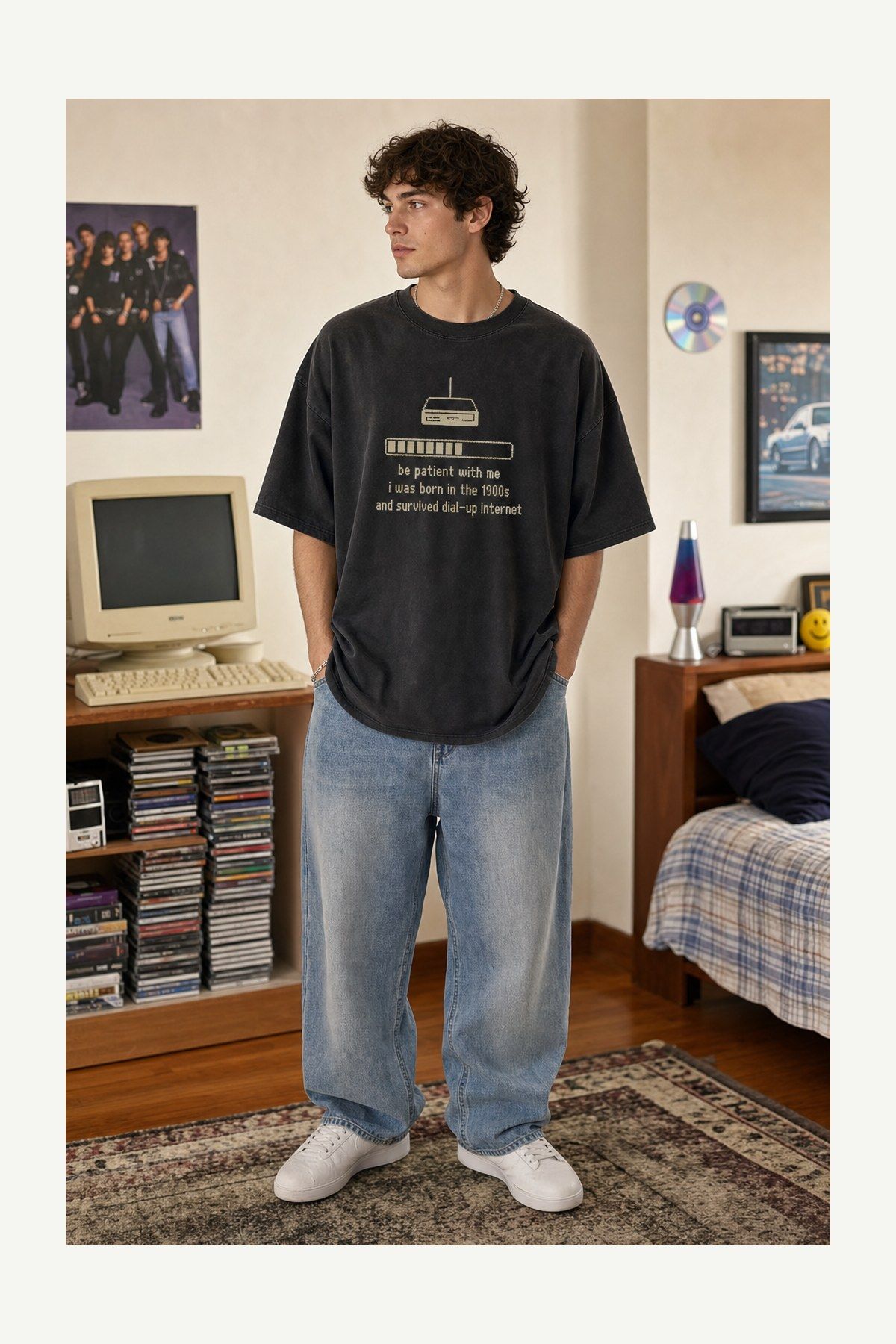 Survived Dial-Up Internet Tee product image 1