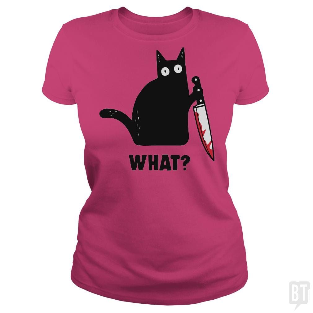 What? Funny Cat Graphic T-Shirt product image 77