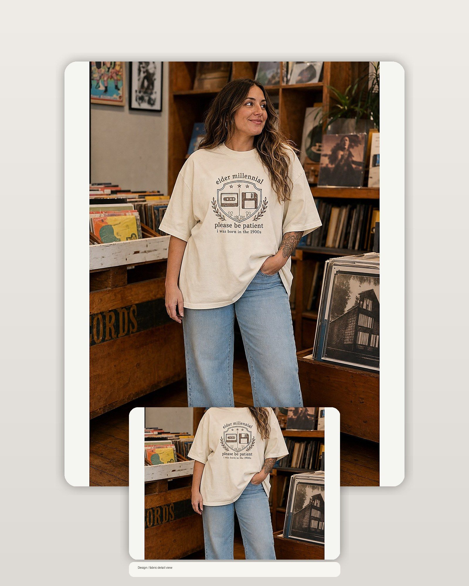 Elder Millennial Please Be Patient Tee product image 2
