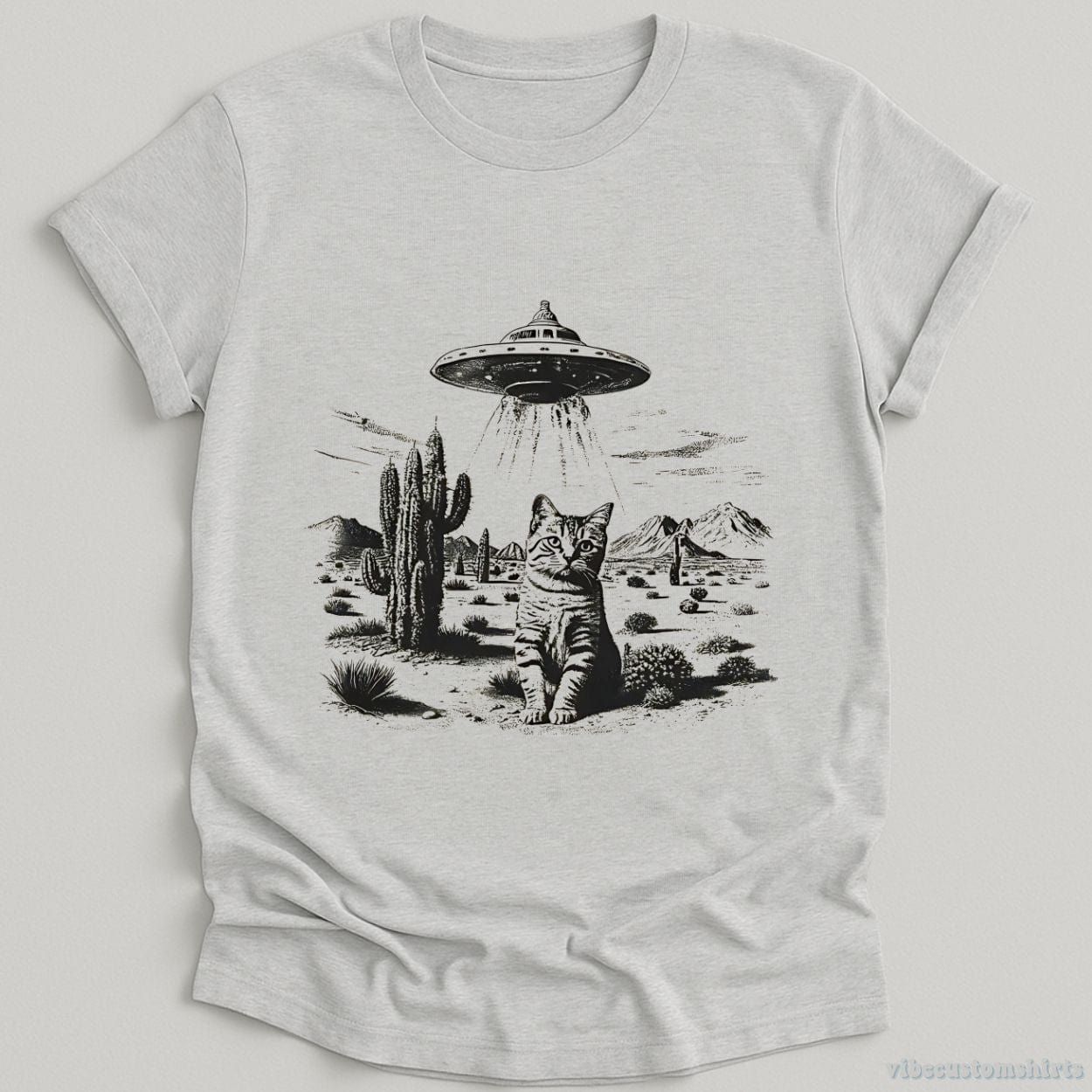 Ufo Cat Western Vintage Style Shirt product image 5