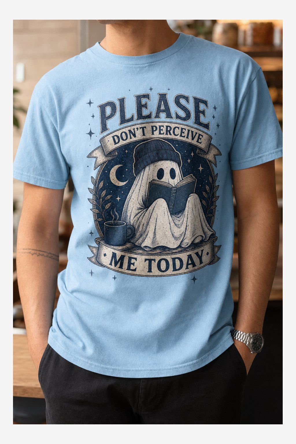Please Don’t Perceive Me Today T-Shirt product image 3