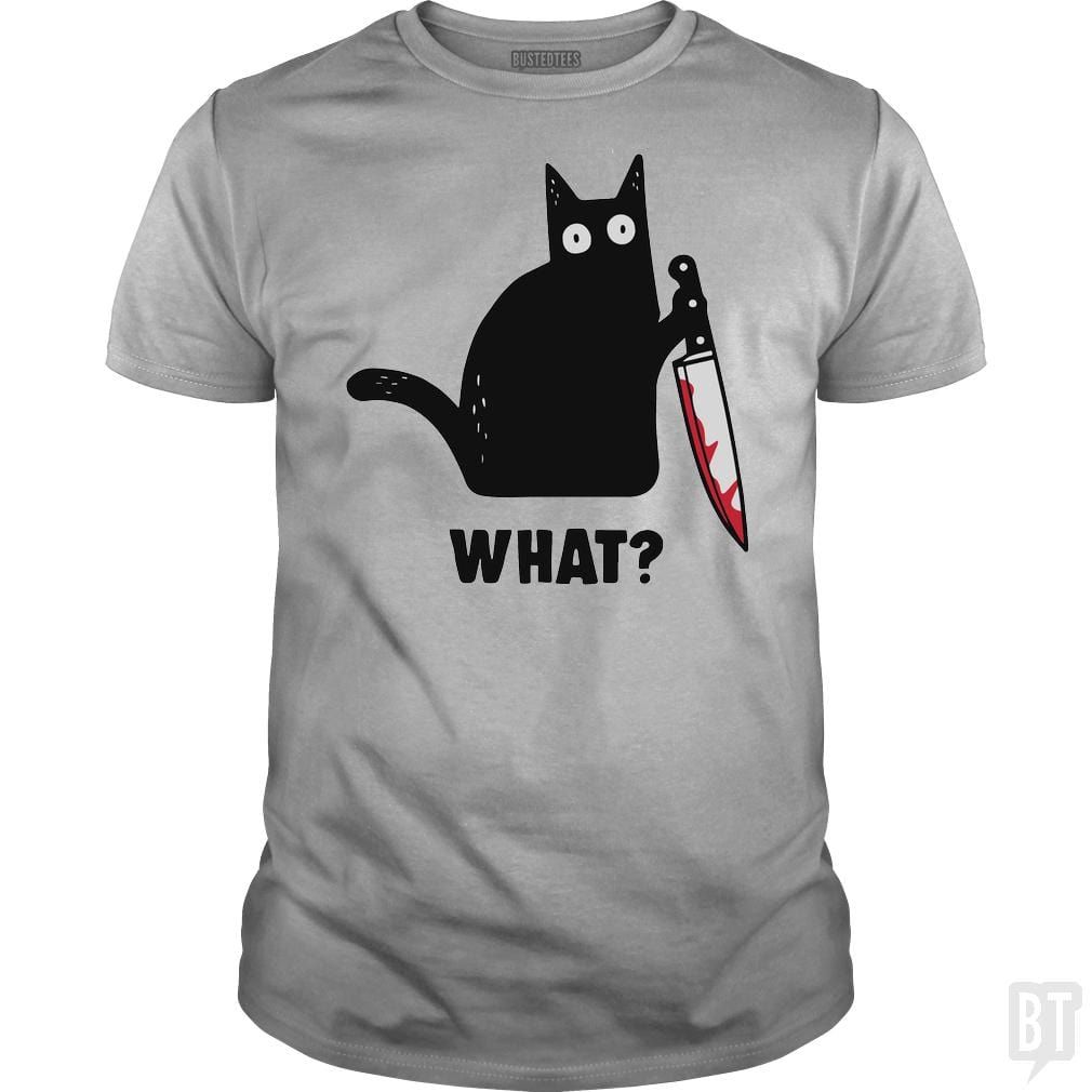 What? Funny Cat Graphic T-Shirt product image 65