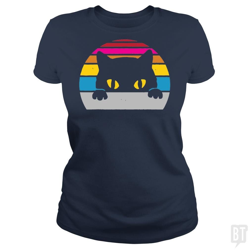 Vintage Black Cat Lover - tshirt product image 8