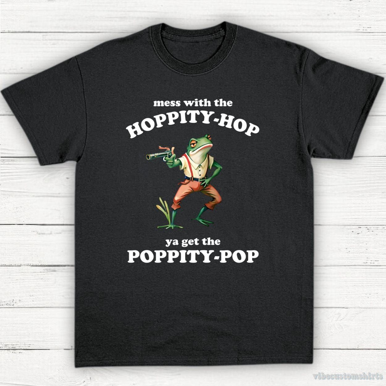Mess With The Hoppity Hop Ya Get The Poppity Pop Frog Shirt product image 6
