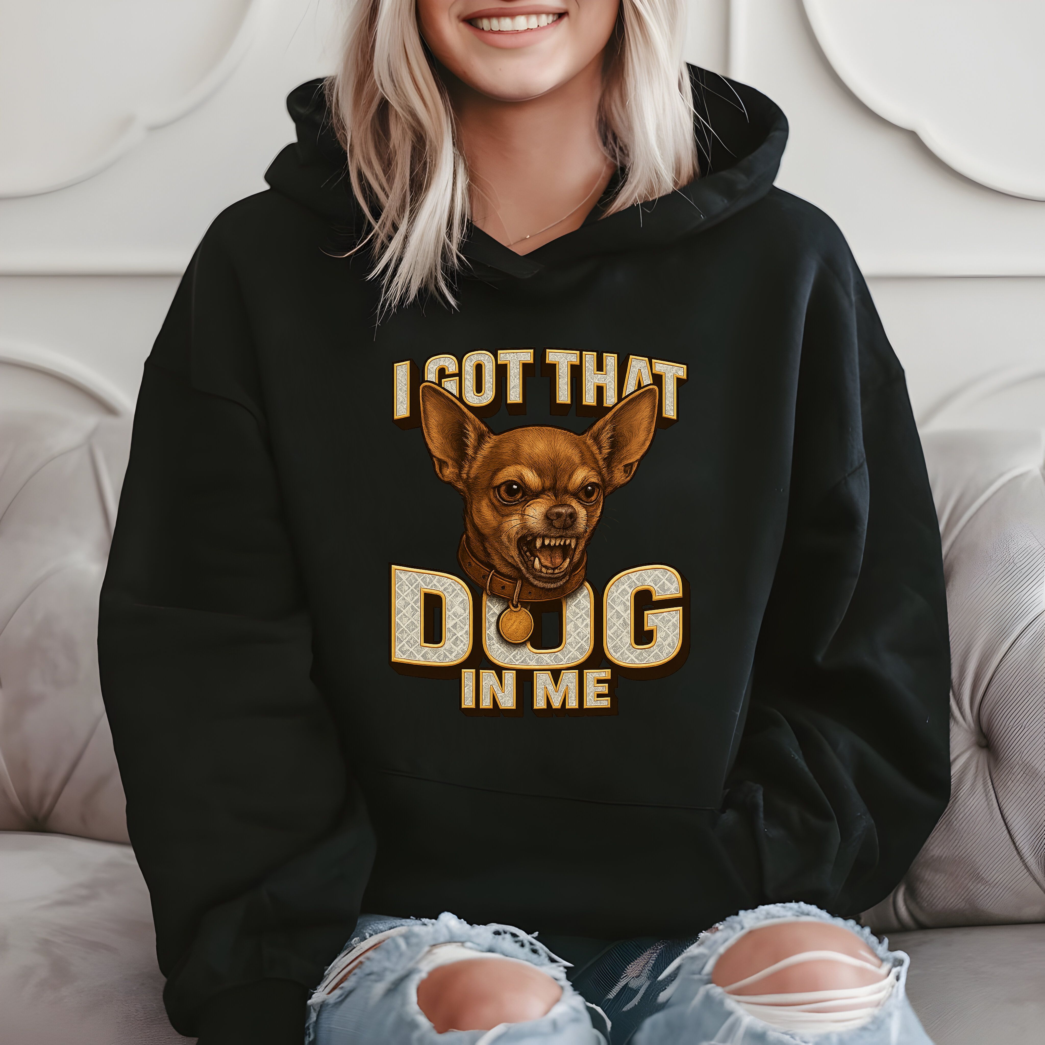 I Got That Dog In Me - Funny Meme Pet Lover Hoodie product image 2