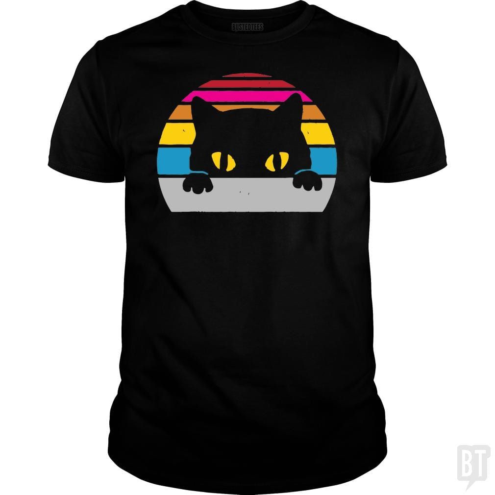 Vintage Black Cat Lover - tshirt product image 1