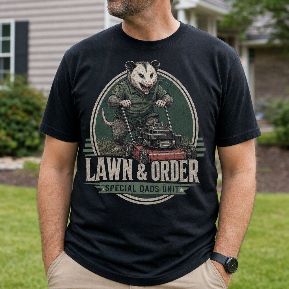 Lawn And Order Special Dads Unit T-Shirt product image 1