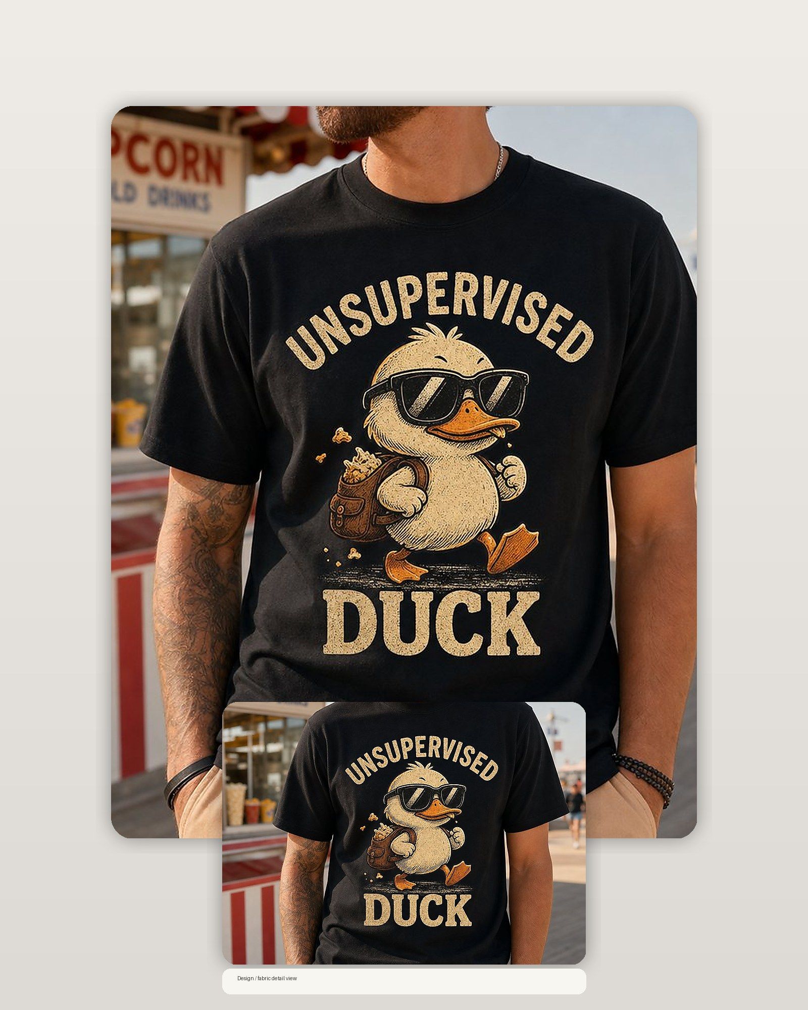 Unsupervised Duck T-Shirt product image 2