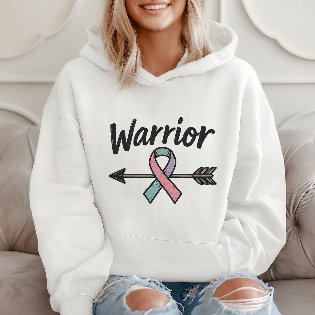 Warrior Cancer Awareness Gift, Survivor Support Hoodie product image 2
