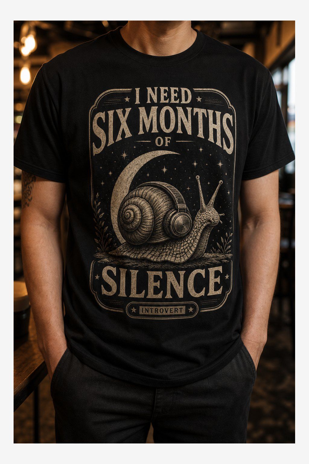 I Need Six Months of Silence T-Shirt product image 5