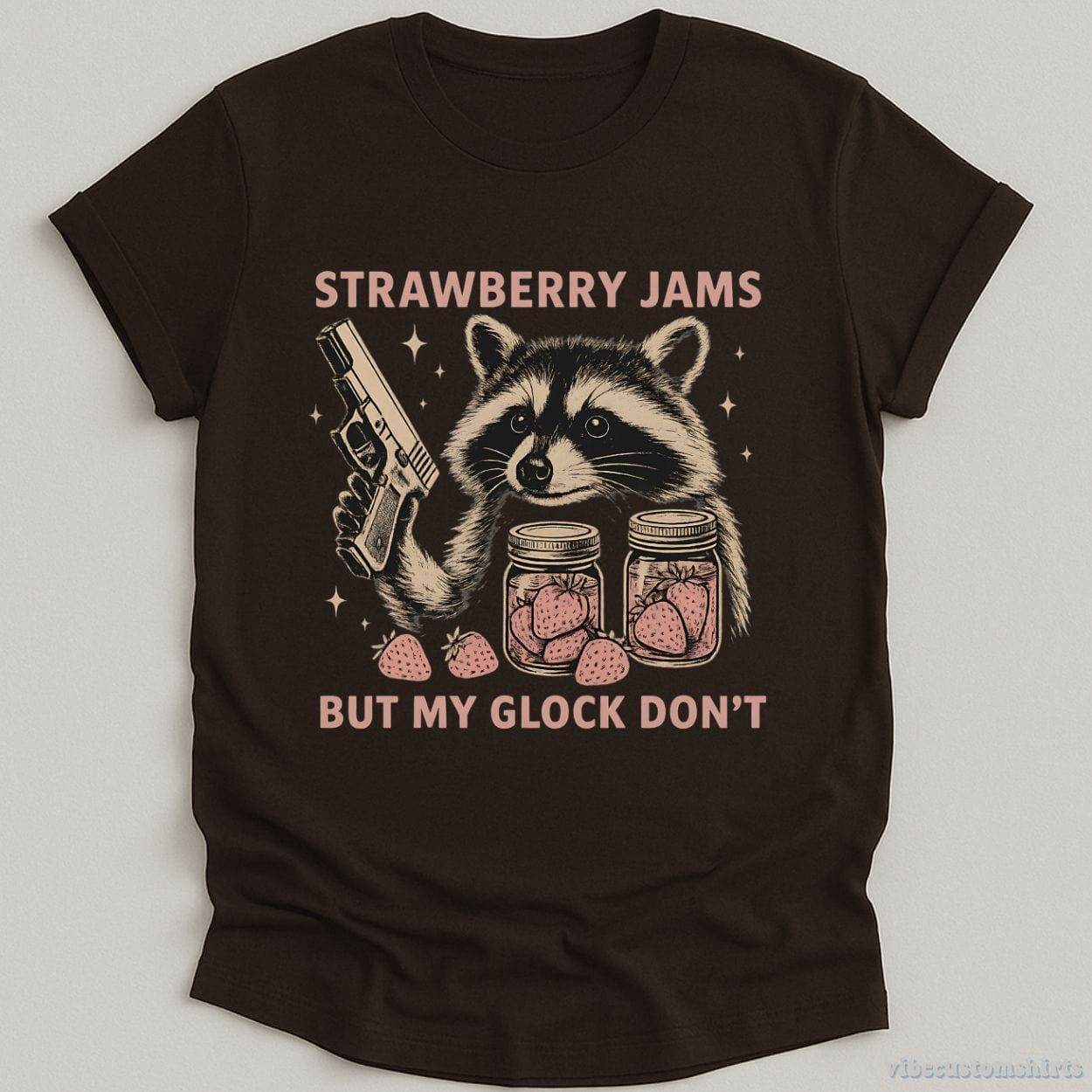 Strawberry Jams But My Glock Don't Shirt product image 3