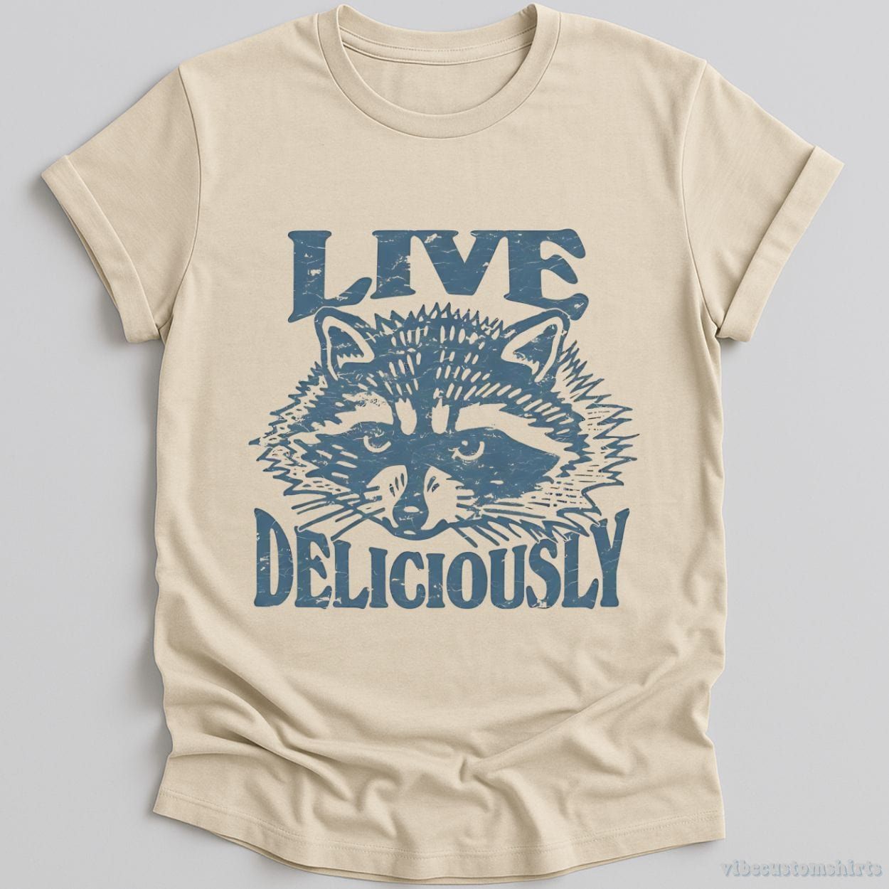 Live Deliciously Gothic Raccoon Shirt product image 1