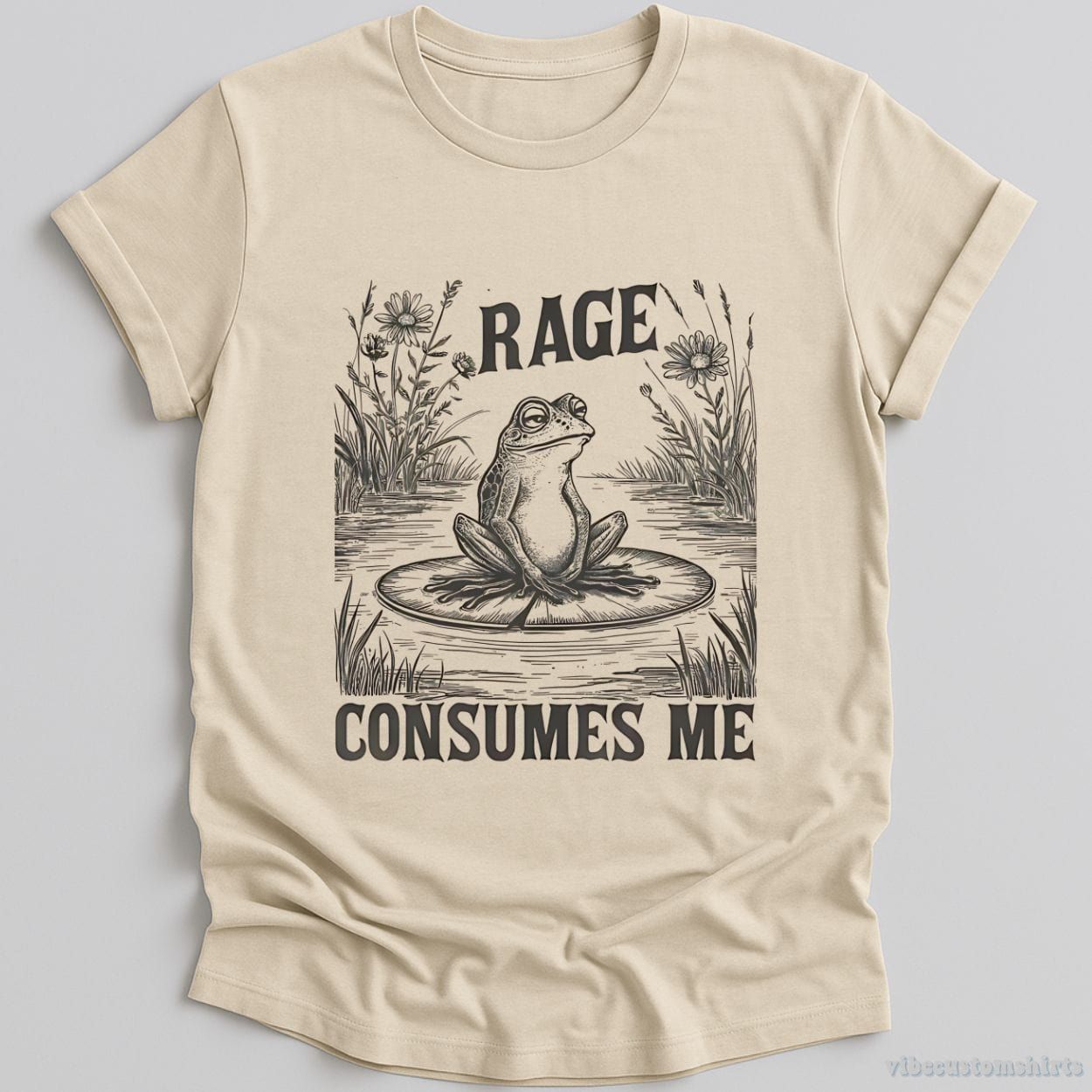 Rage Consumes Me Vintage Frog Shirt product image 4