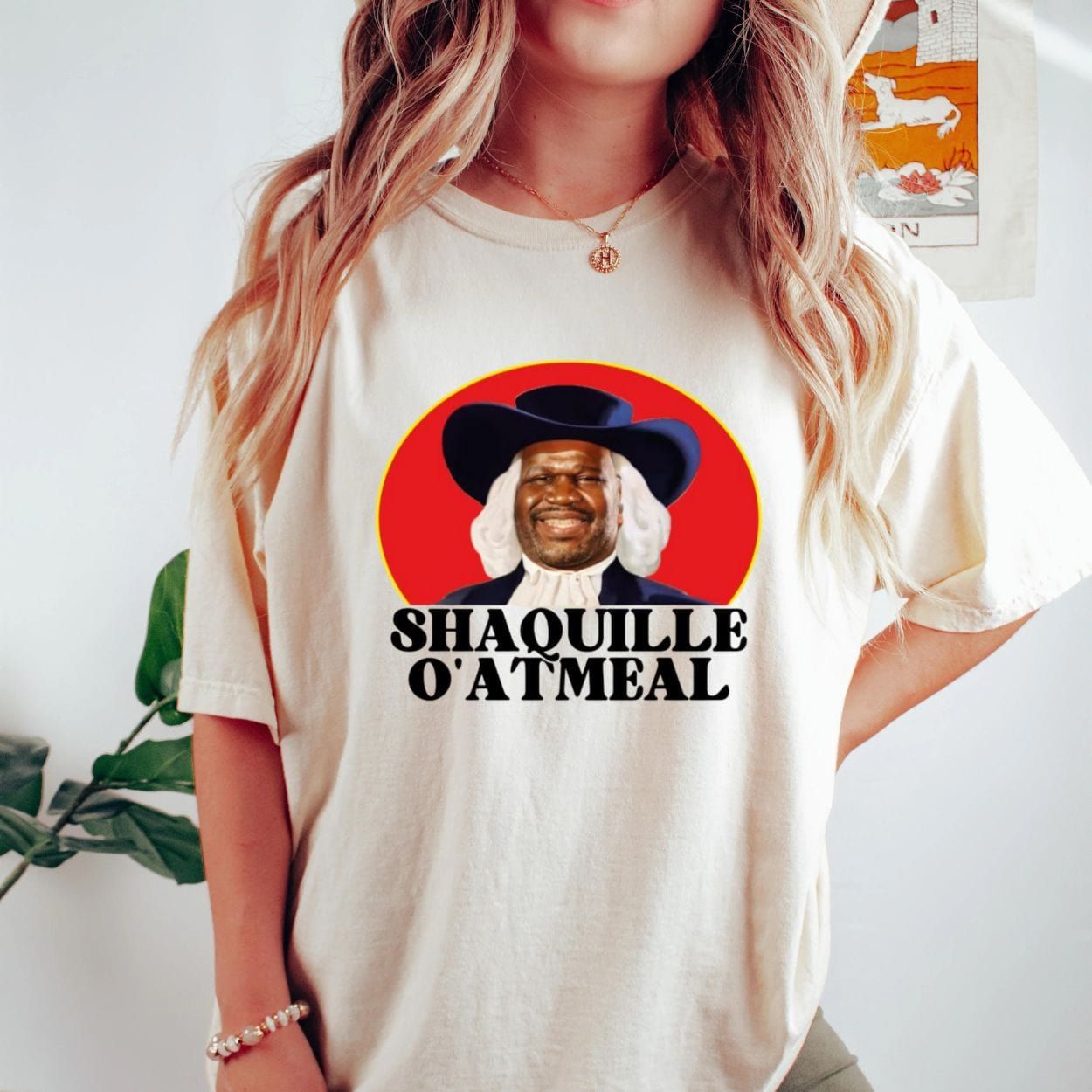 Shaquille Oatmeal Funny Graphic T-Shirt product image 6
