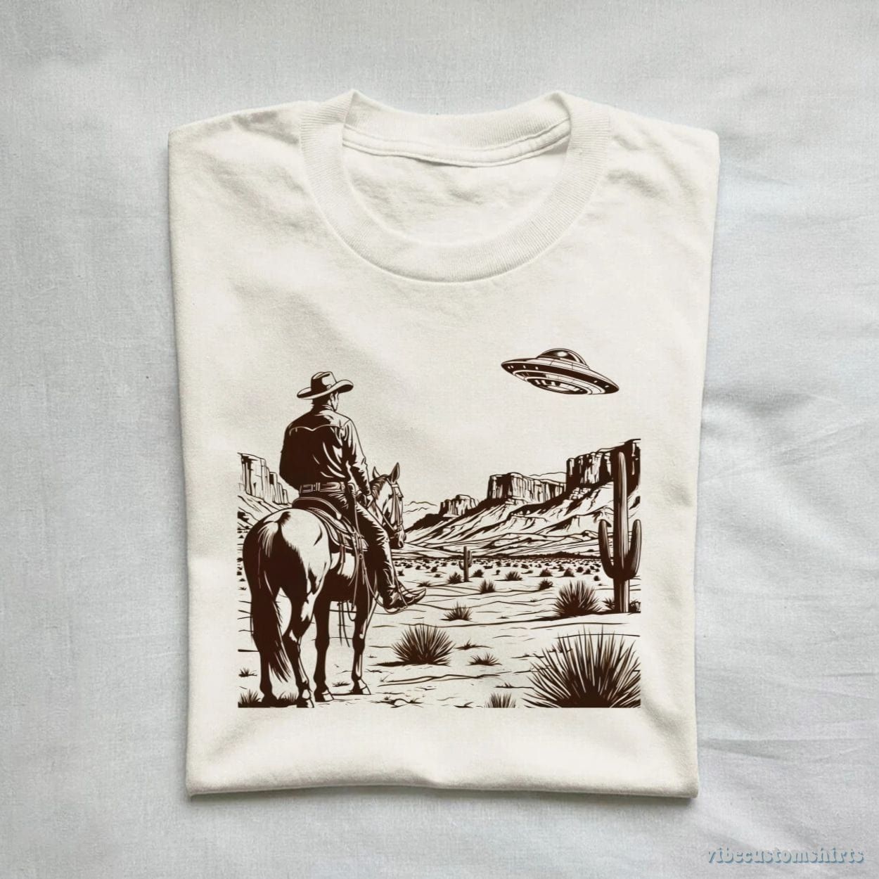 Ufo Western Vintage Cowboy Shirt product image 1