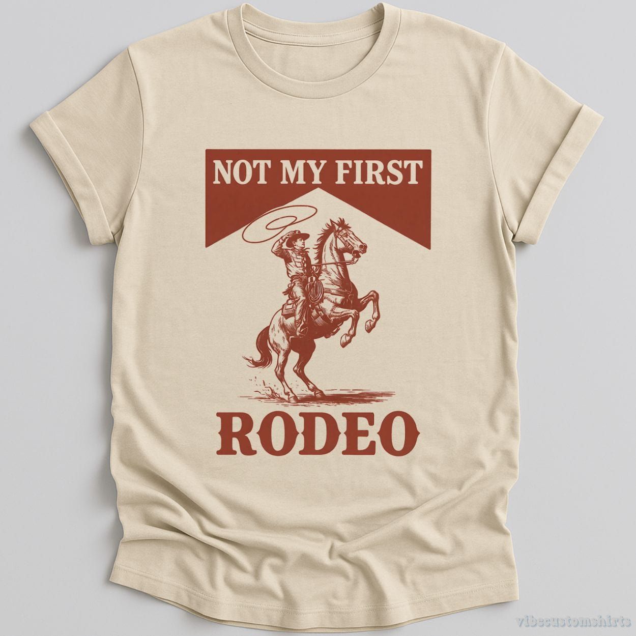 Not My First Rodeo Western Vintage Style Shirt product image 1