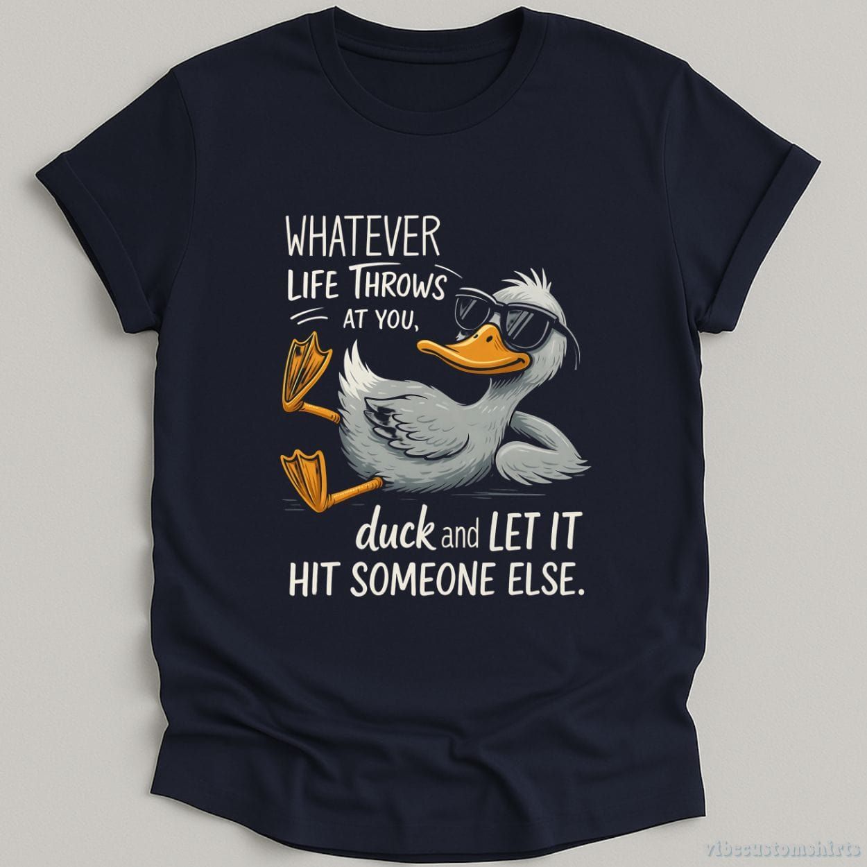 Whatever Life Throws At You Funny Duck Shirt product image 2