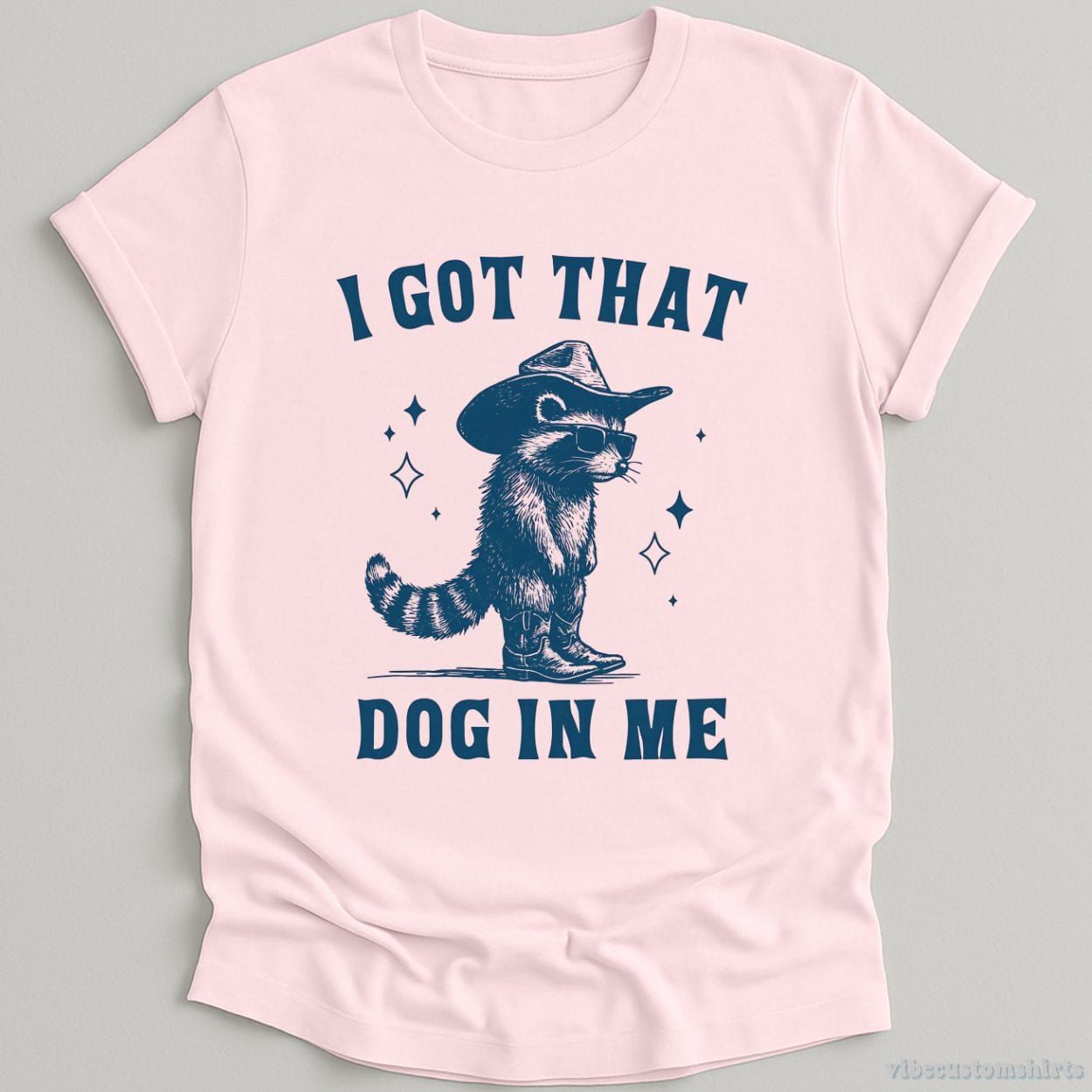 I Got That Dog in Me Cowboy Raccoon Shirt product image 5