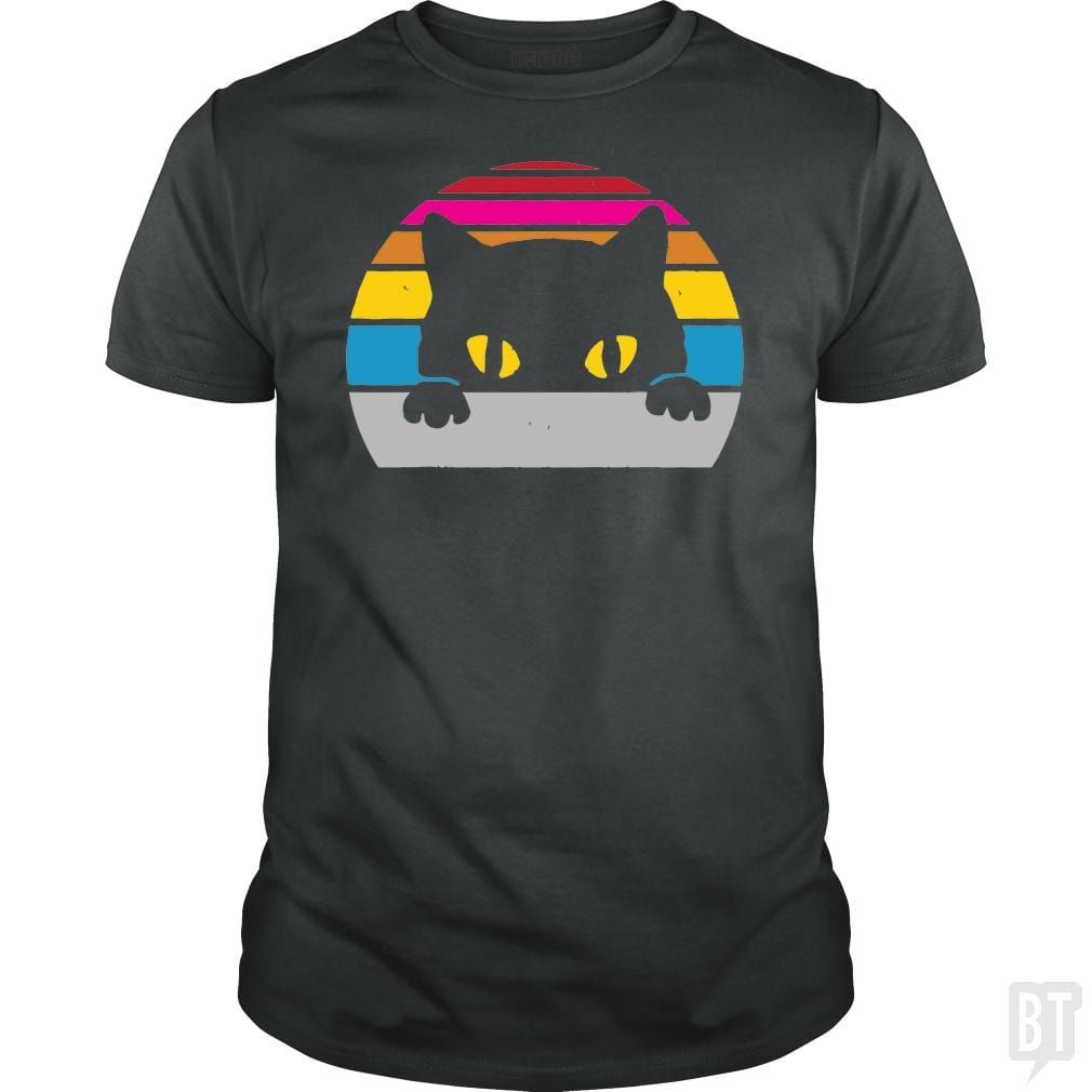 Vintage Black Cat Lover - tshirt product image 3