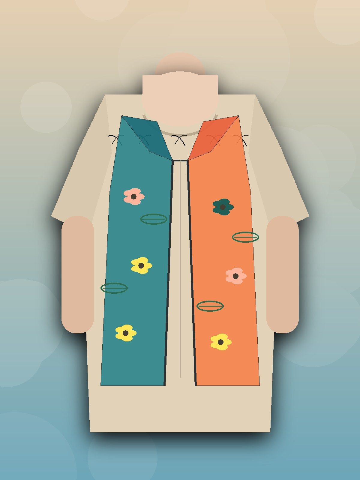 Fake Hawaiian Shirt Tee product image 1