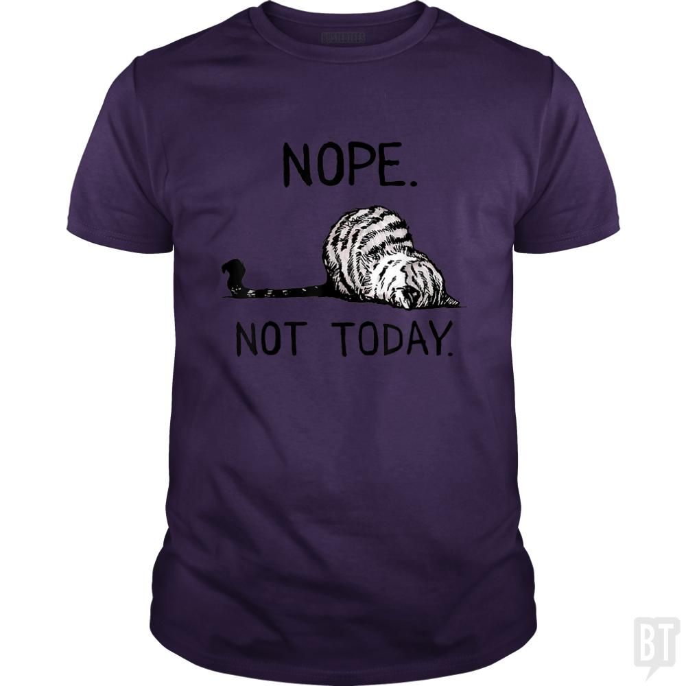 Nope Not Today Cat - tshirt product image 15