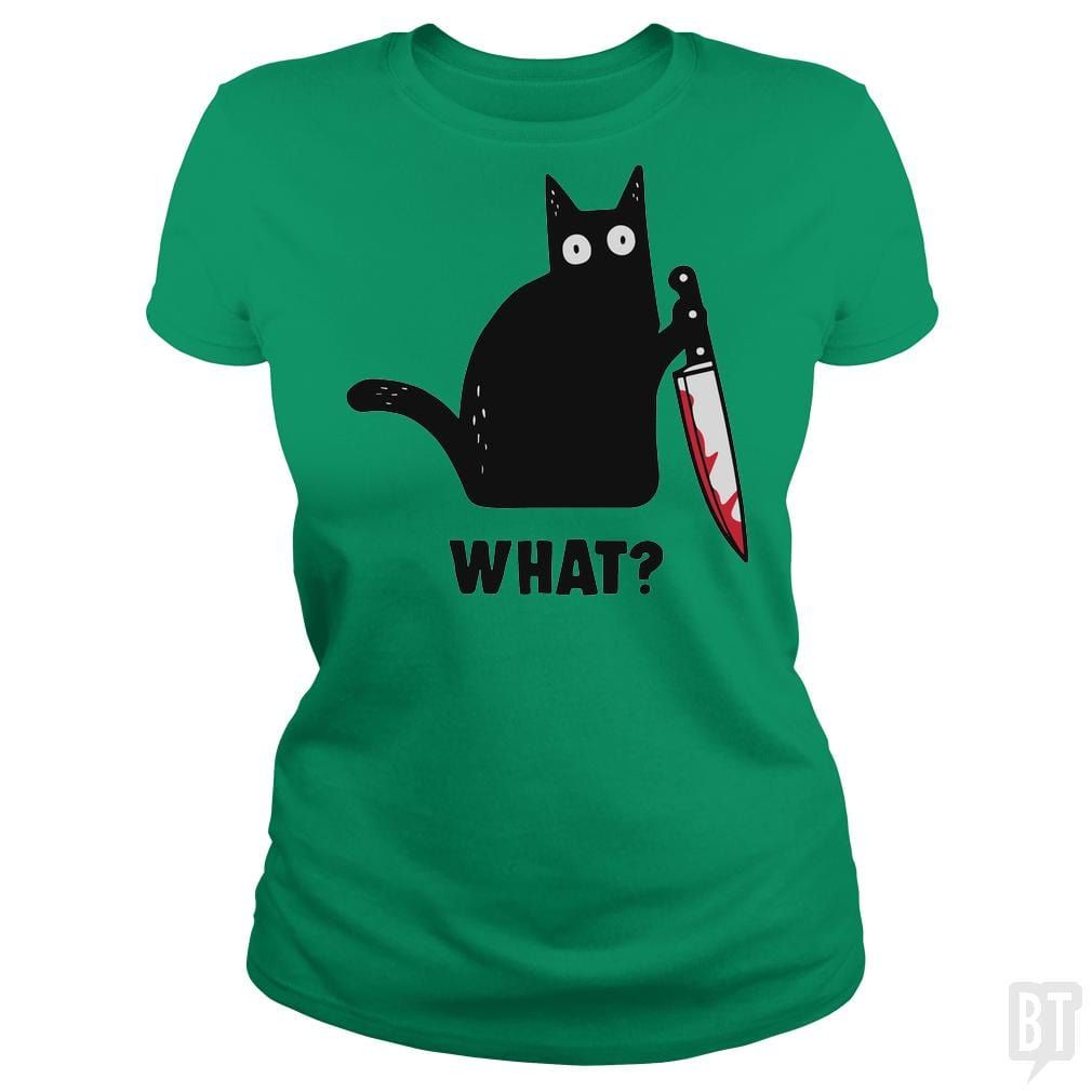 What? Funny Cat Graphic T-Shirt product image 18