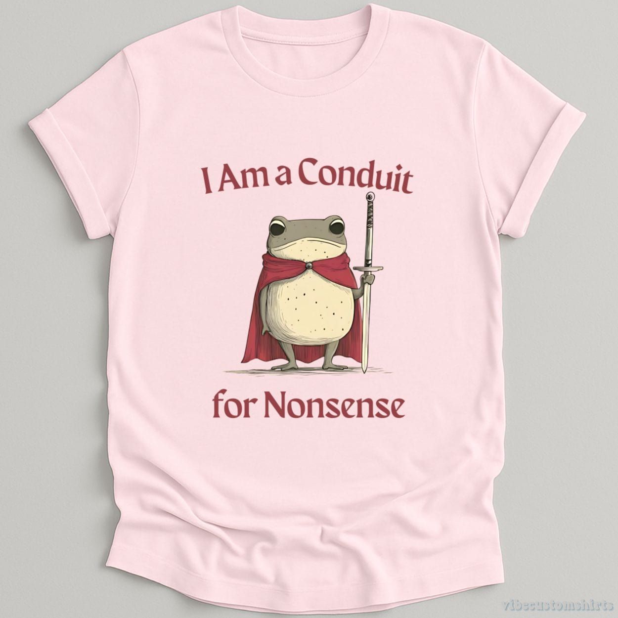 I Am a Conduit for Nonsense Vintage Silly Frog Shirt product image 4