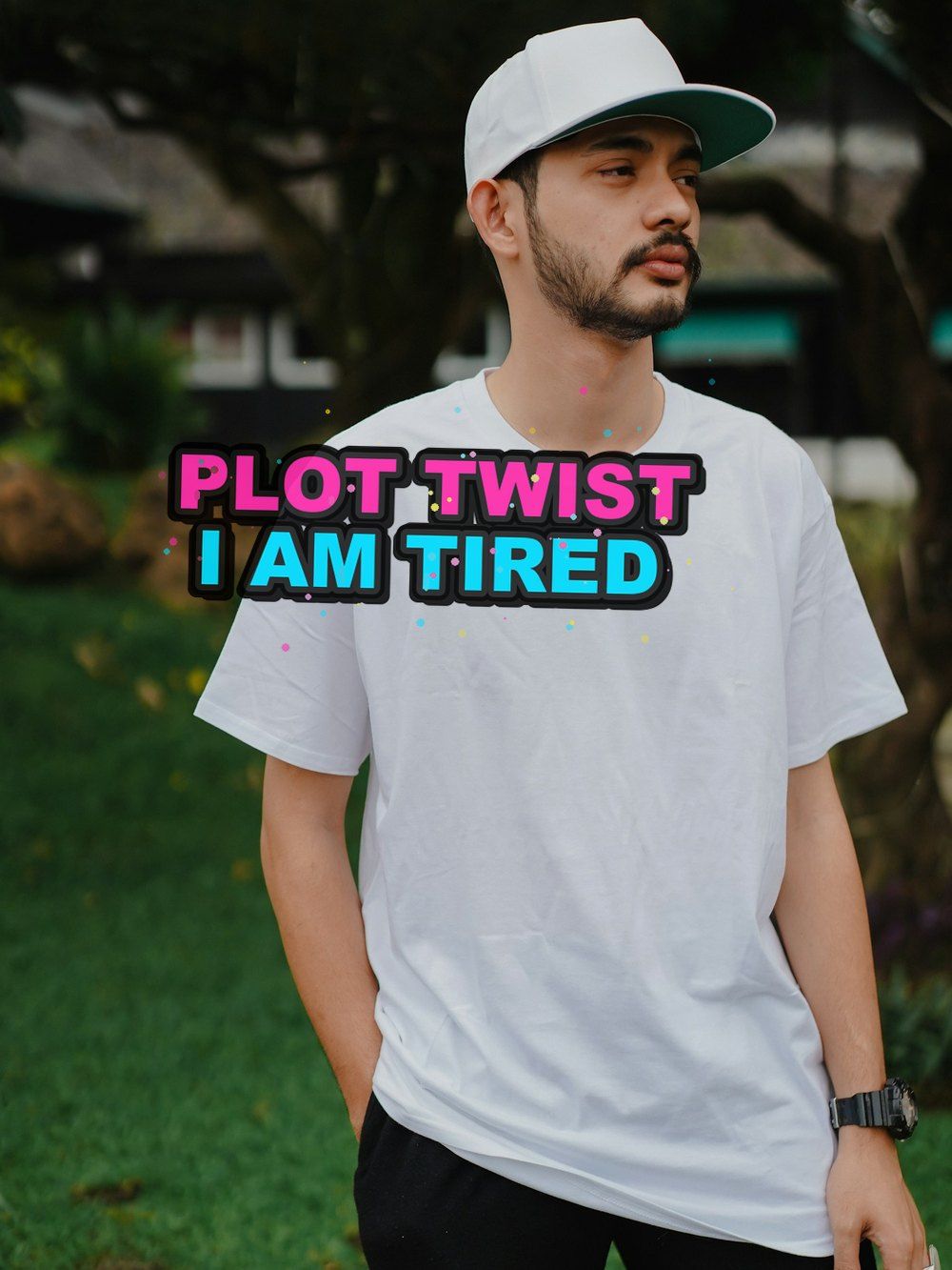 Plot Twist I Am Tired Tee product image 2