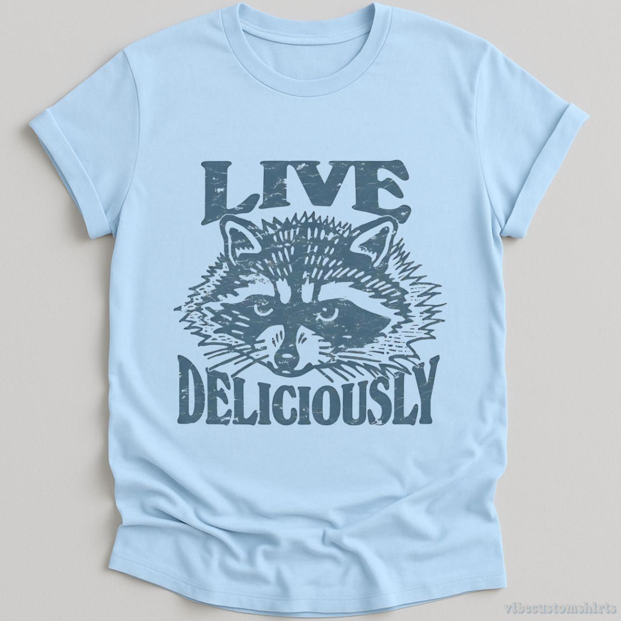 Live Deliciously Gothic Raccoon Shirt product image 3